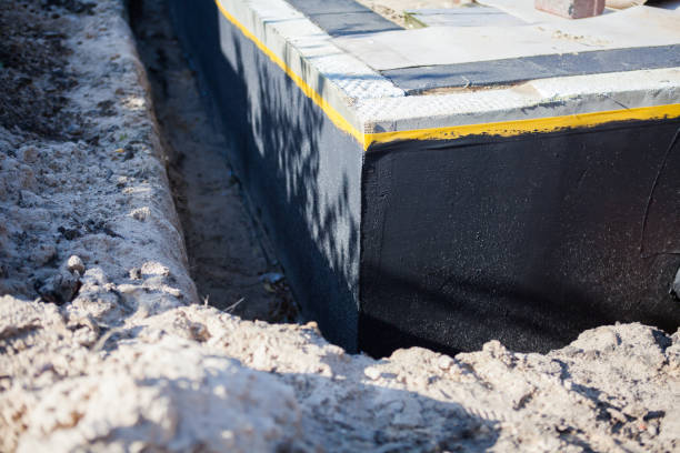Residential Foundation Crack Repair installation at a Freeport, PA home by SJ Waterproofing Pros